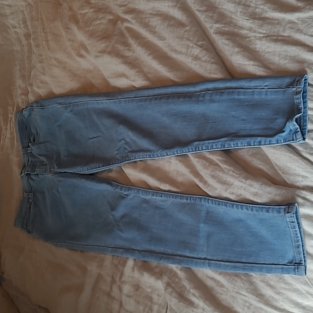 Levi's light wash Jeans. High rise, super skinny.